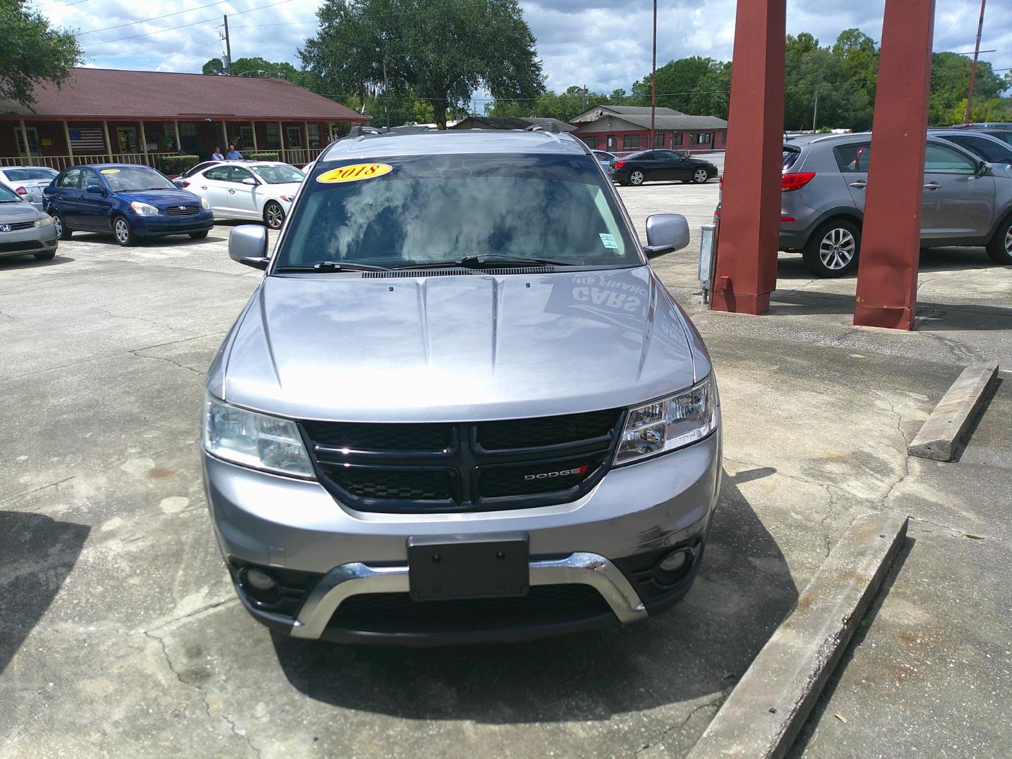 2018 GRAY DODGE JOURNEY CROSSROAD (3C4PDDGG3JT) , located at 1200 Cassat Avenue, Jacksonville, FL, 32205, (904) 695-1885, 30.302404, -81.731033 - Photo#0